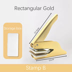 Book Wedding Embosser Stamps Customized Designs Personalized Embossing Stamp Custom Handheld Envelope Invitation Card Seals DIY