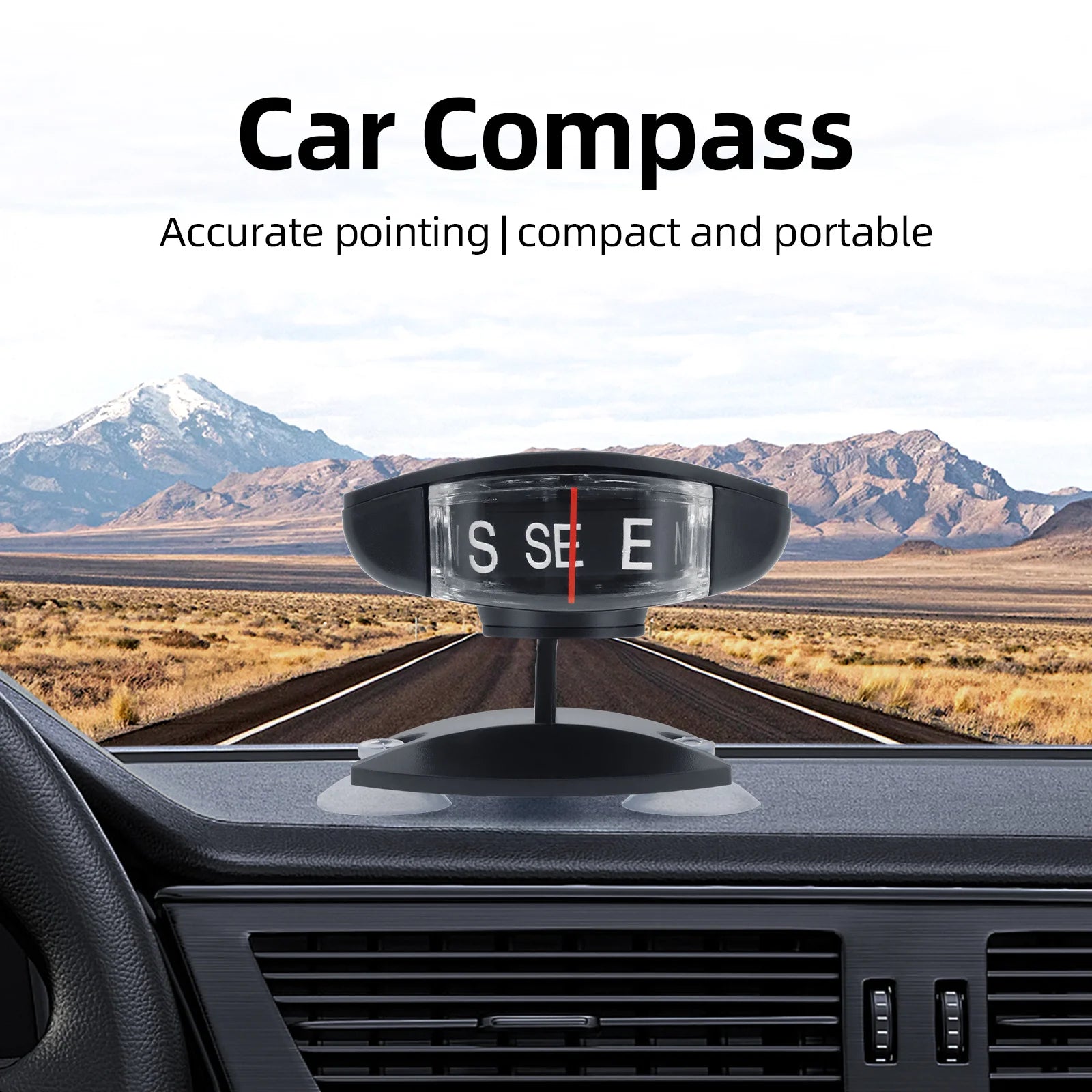 Various Compass Portable Compact Navigation Compass Device Universal Outdoor High Precision Compass For Car Boat Moto Bicycle