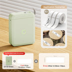 Niimbot D110 Mini Handheld Thermal Label Maker Wireless Sticker Machine Inkless Pocket with Label Sticker for Home Office