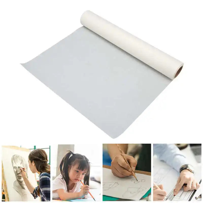 Tracing Paper Roll White High Transparency Pattern Paper for Sewing Dressmaking Sketch Drafting White Tracing Paper