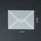 50pcs/lot Blank Translucent Envelope for Invitations Postcards European Giftbox Message Card Envelopes Wedding Business Letters