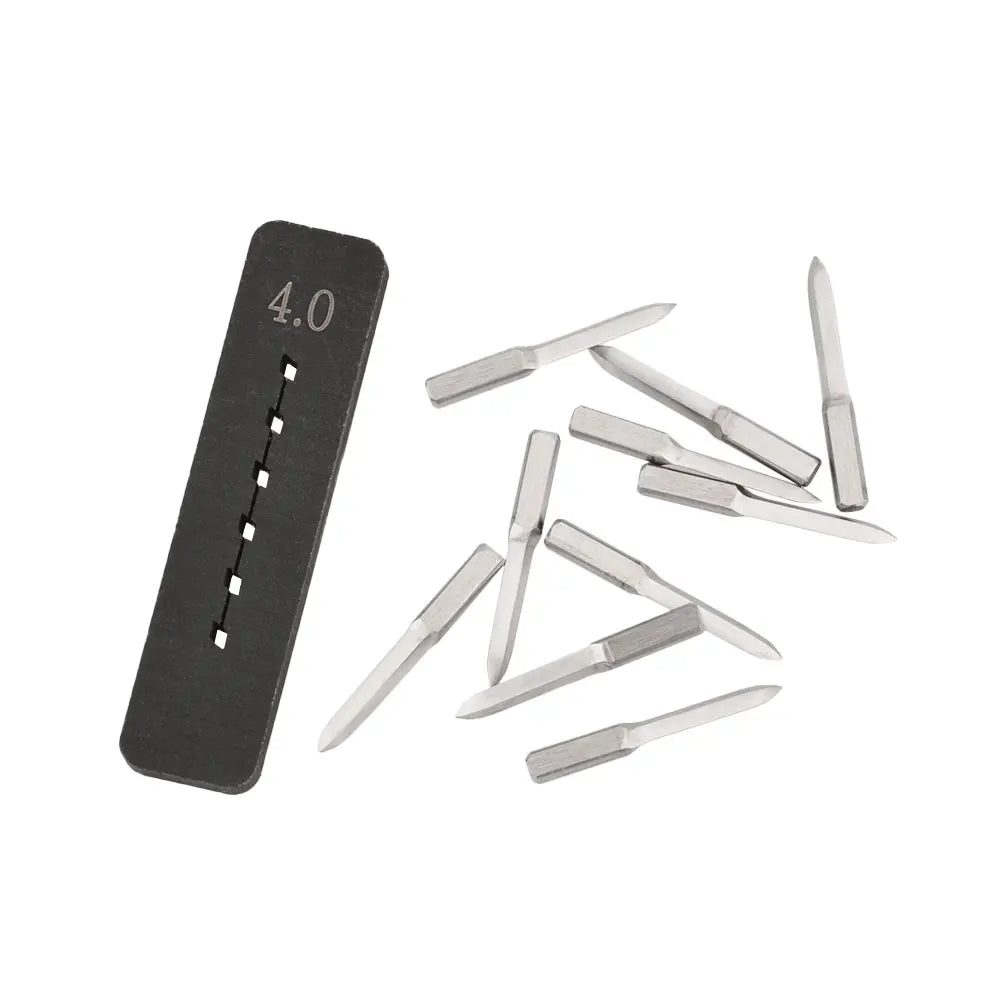 Leather Punch Tool Sharp Head Replaceable Pricking Iron Removable Round Hole Punch DIY Leather Craft Chisel 4 Size Available
