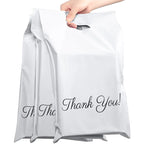 50PCS Thank You Pink Poly Mailer Adhesive Envelopes Bag DIY Logo T-shirt Underwear Dress Leggings Toys Shipping Portable Pouches