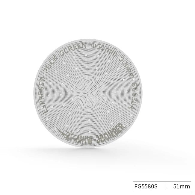 51mm Espresso Puck Screen Metal Coffee Filter Reusable Espresso Filters for 54mm Portafilter Basket 0.8mm Thickness