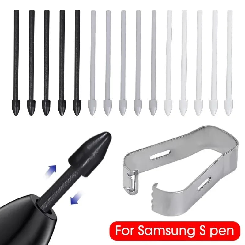 Replacement Stylus Pencil Nib for Samsung Galaxy Tab S6 Lite S6 S7 S8 S9 S10 S10U S23 S24 S25 S Pen Tips with Removal Tweezer