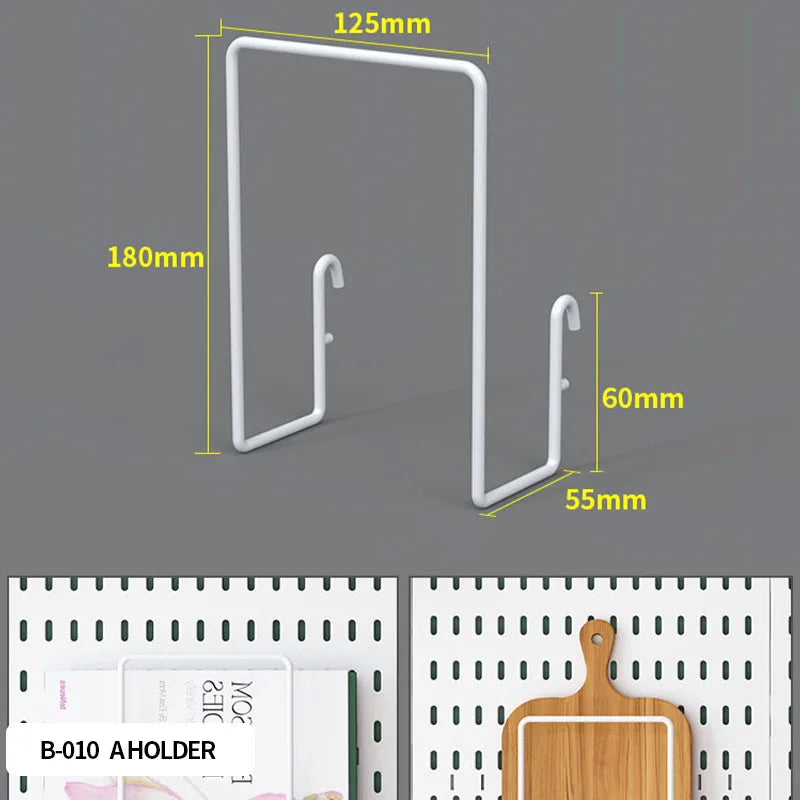 Neat Plastic Pegboard  Desk Organizer with Multiple Accessories for Home Office, Craft Room and Garage Display