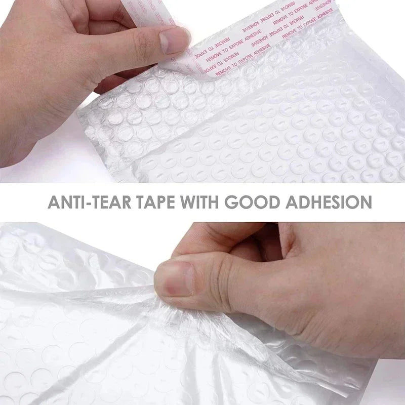 10/50Pcs Shipping Bags White Foam Envelope Bubble Mailers Wholesale with Different Specifications Send Packaging Soft Envelope