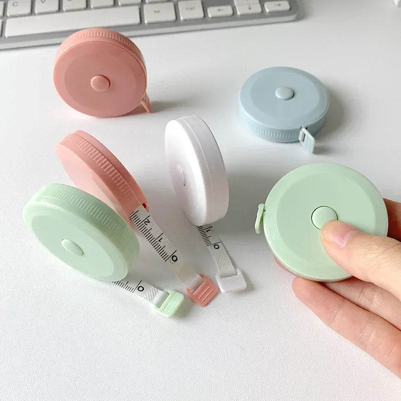 1/3/5PCS Portable Double-sided Tape Measure Retractable Mini Tape Measure for Weight Loss Medical Body Measurement Tailor Tool