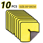 10-20PCS Car Nano Ultra Fiber Cloth Towel Microfiber Car Wash Towel Coral Fleece Towel Car Care Clean Cloth for Car Home Living