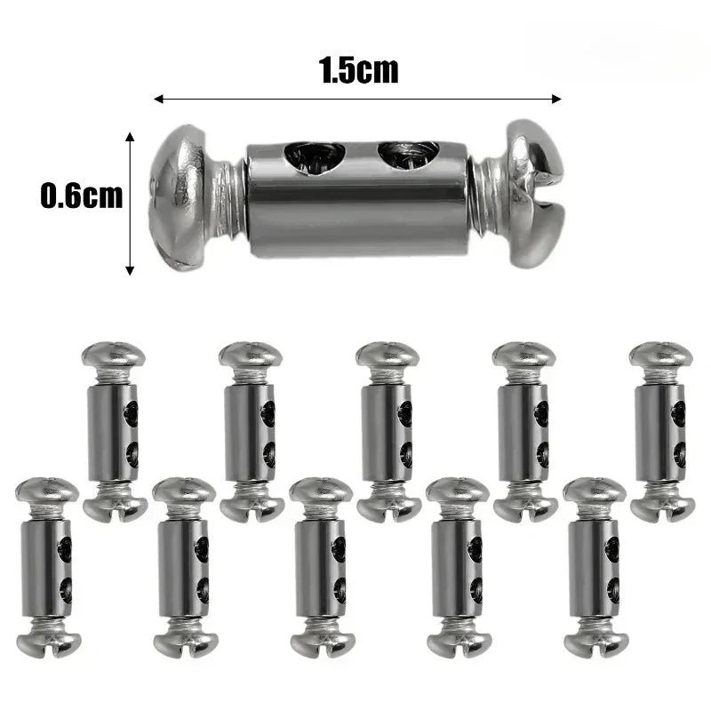 Wholesale Steel Wire Rope Clamps Double Hole Suspension Cable Clamp Cross Screw Adjustment Telescopic Lock Fastener Copper Clips