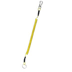 1.2m/2m/3m Max Stretch Plastic Spring Elastic Rope Fishing Lanyards With Carabiner Boating Ropes Anti-lost Phone Keychain Lock