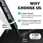 Tombstone Marker Inscription Restoration Pen Oil Based Quick Dry Weatherproof Touch Up Paint Pen For Granite Stone