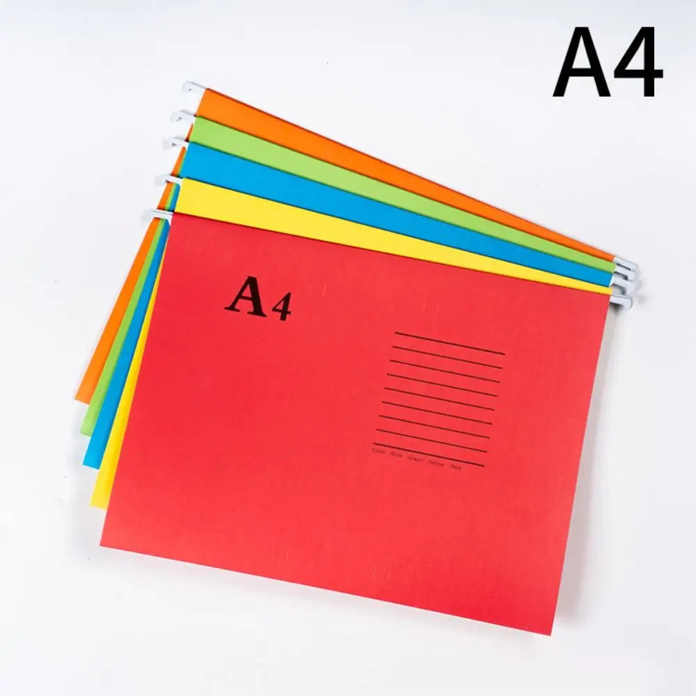New A4/FC/US Letter Size A4 File Folder Paper Material Suspended Type Lever Arch Folder Documents Organizer File Organization