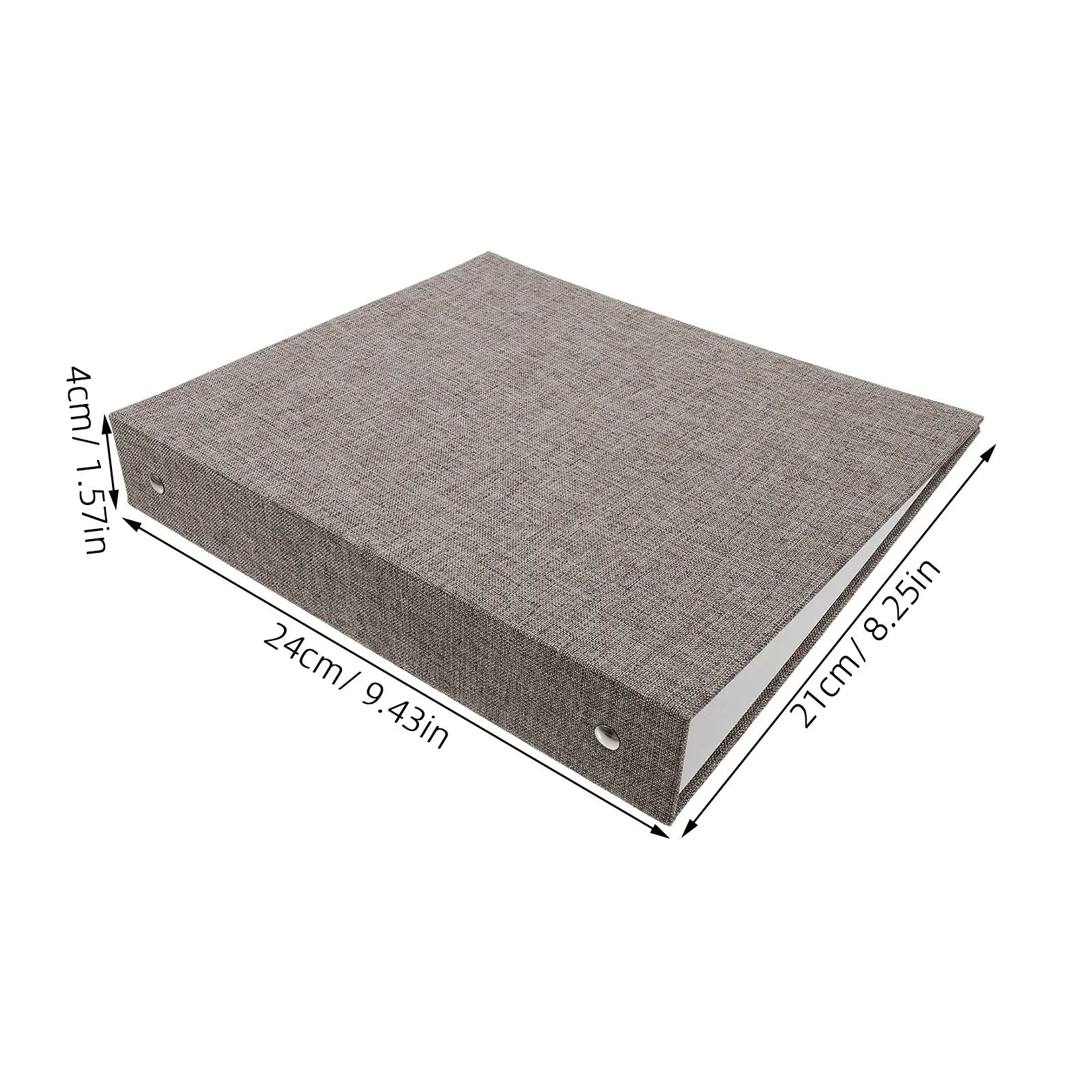 Refillable A5 3 Ring Binder Cover Fabric Loose Leaf Notebook Cover for Diary Travel Journal Planner Business Notes Sketch Study