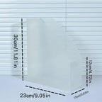 Simple Foldable Office Desktop File Storage Vertical A4 Folder With Inserts Box Large Capacity 9 Color Choices
