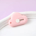 Cloud Mini Art Knife ABS+Blade Portable Utility Knife Paper Cutter Letter Opener Box Opener 4x6cm 10g