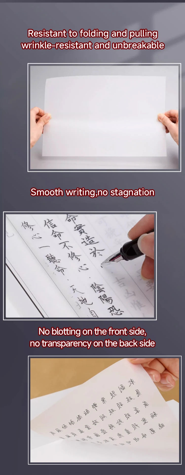 Angel Mark Translucent Copying 16K/A4/A5 Paper Copy Paper For Drawing Calligraphy Craft Writing Sketching Painting Art Supplies