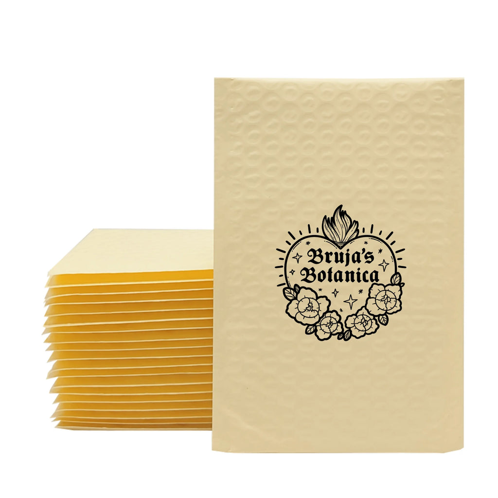 50pcs Poly Bubble Envelope Bags with Logo Printed Padded Shipping Envelopes With Bubble Mailing Bag Shipping Gift Packages Bags