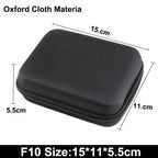 Earphone Data Storage Bag Oval Square Rectangle Cable Organizer Bags Mini Zipper Pouch Tech Gadgets Portable Charger U Disk Case