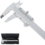 150MM 0-6" Marking Vernier Caliper High Accuracy Micrometer Stainless Steel Gauge Measuring Instrument Tools with Protective Box