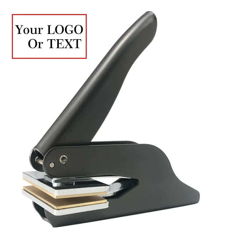 Embosser Stamp Customized Private Logo Customization Library Book Invitation Wedding Embossing Stamp Company Paper Leather Seals