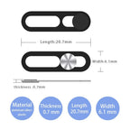 3Pcs Metal Webcam Cover for iPhone 14 14 Plus Privacy Slider Front Camera Len Cap for iPhone 14 Pro 14 Pro Max Phone Len Sticker