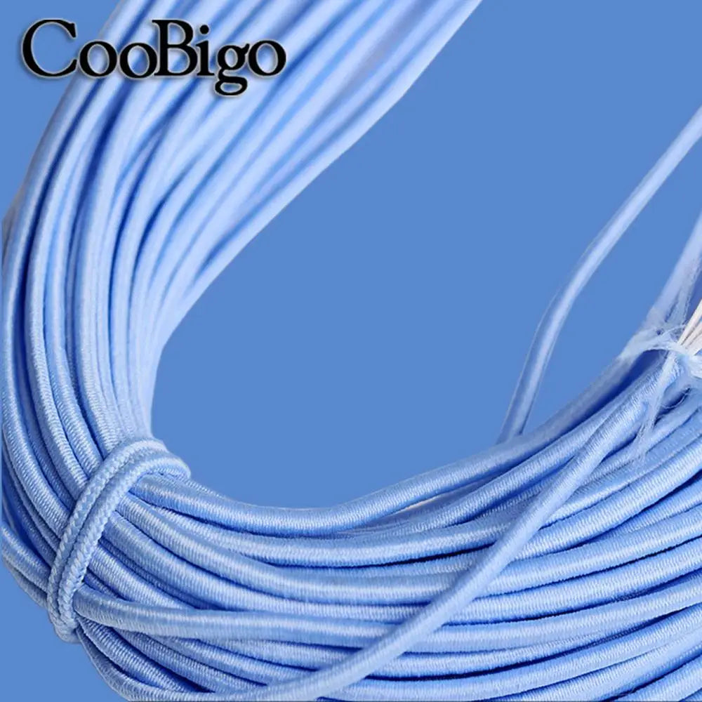 5 Meters 1mm 2mm 3mm Round Elastics Bungee Shock Cord Elastic Rope Rubber Band Strap String Cordon Shoelaces Sewing Accessories