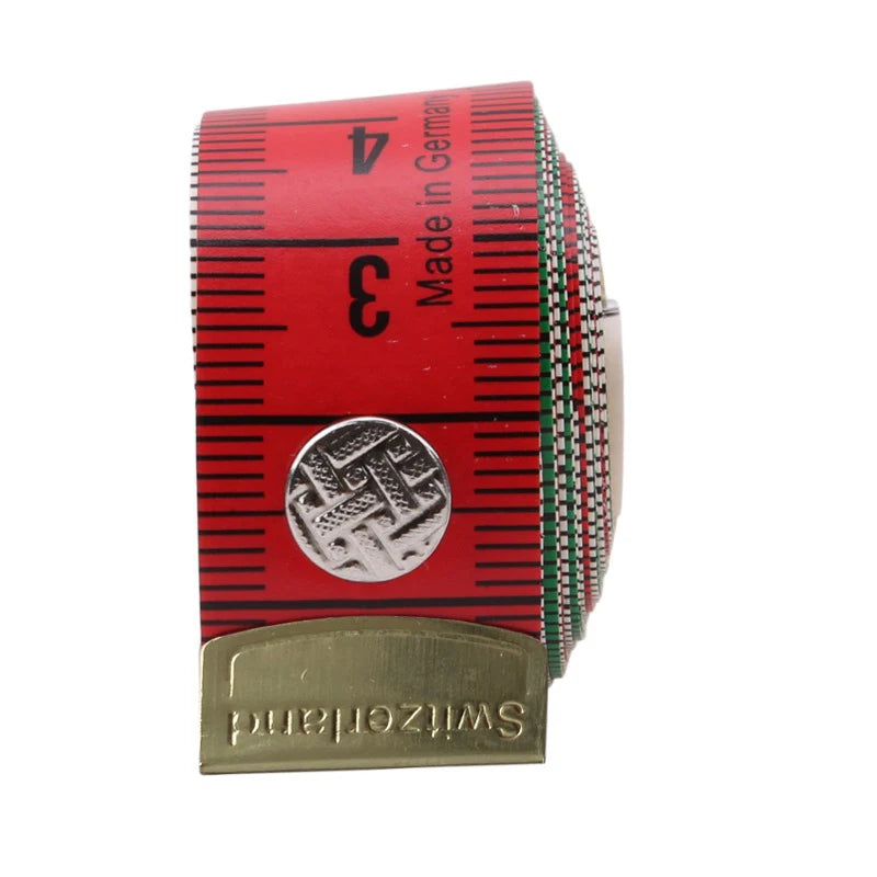 1.5M Soft Tape Measure Tailor's Tape With Snap Fasteners Body Measuring Double-sided Ruler For Needlework Sewing Tool NEW