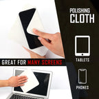 1-5pcs Universal Polishing Cloths with Box for Apple Phone IPad Screen Camera Lens Wipe Cloth Eyeglass Cleaning Microfiber Cloth