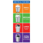 55-Gallon Extra Large Outdoor Twist Tie Trash Bags, Unscented, 20 Bags