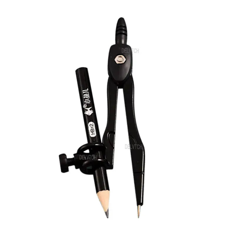 3Pcs Set Adjustable Metal Compasses With Pencil Sharpener Replace Pen For Office School Student Exam Drafting Art Design Drawing