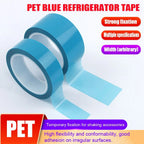 50M Blue PET Adhesive Tape For Fridge Fixed Refrigerator Air Conditioner Fixed Installation Transport