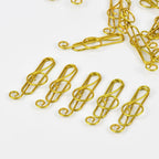 Metal Creative Music Note Shaped Creative File Clamp Paper Clips Bookmark Holder Paper Decorative Clip for Office School Home