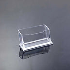 Transparent Plastic Business Card Holder Acrylic Business Card Display Stand Can Be Placed 30-40 Business Cards Office Supplies