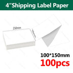 4x6 inch 100*150mm A6 4x4'' Shipping Labels FanFold Paper Rolls Sticker Paper for Thermal Shipping Label LOGO Barcode Address