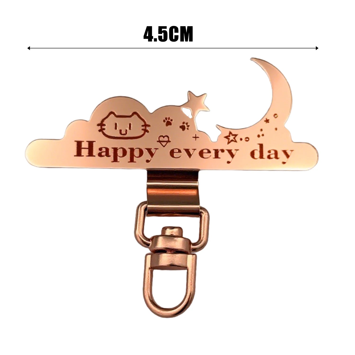 4-1Pcs Phone Lanyard Patch Anti-Lost Replacement Phone Tether Tabs Metal Cute Mobile Phone Lanyard Tether Tabs Patch Clips Ins