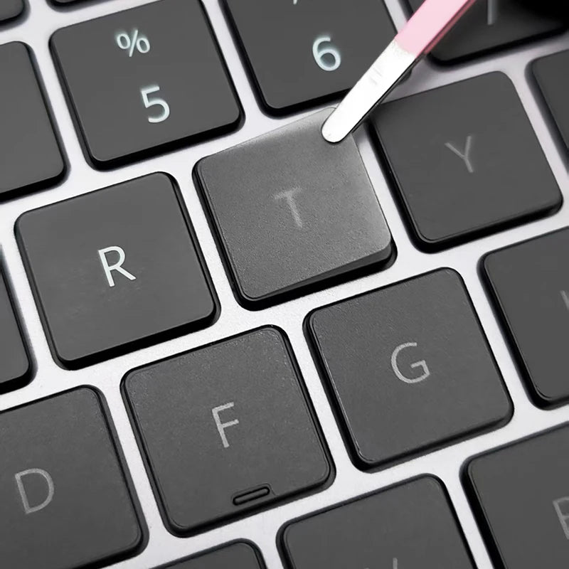 (Us American Version) Translucent Gray Mbp Suitable for Apple Mac Book Keyboard Stickers, Translucent Protective Stickers, Compatible with 13- 16inch MacBook Air/Pro