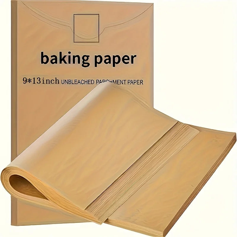50/100pcs Pre-Cut Parchment Paper - Non-Stick for Baking Cooking Grilling Air Fryer Steaming Baking  Sheets  Baking Paper