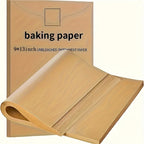 50/100pcs Pre-Cut Parchment Paper - Non-Stick for Baking Cooking Grilling Air Fryer Steaming Baking  Sheets  Baking Paper