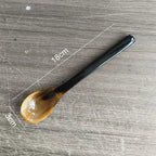 14-21cm Kitchen Water Buffalo Horn Spoon Exquisite Western Cuisine Spoon Creative Dessert Spoon Long Handled Spoon Horn Products
