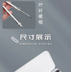M&G Compass Drawing Tool Metal Geometric Protractor Engineering Protractor Drawing Tool, Suitable for Students and Carpenters