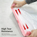 Drawstring Trash Bags Thickened Disposable Kitchen Garbage Can Liners with Handle for Home Office