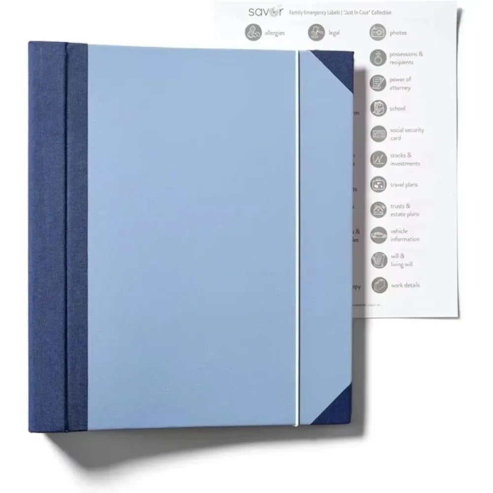 New Portable In Case I Go Missing Binder Multiple Pockets Large Capacity Manila Pocket Folder File Storage Tools File Organizer