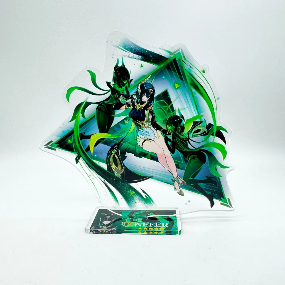 Odette Lohen Flins Durin Mavuika Columbina Xiao Arlecchino Acrylic Anime Model Furina Collect Desktop Decoration Keychains Gift