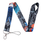 Anime Character Strap Lanyard for Key ID Card Charm Strap Badge Holder DIY Cool Hang Rope Keyring Accessories Gifts Cosplay
