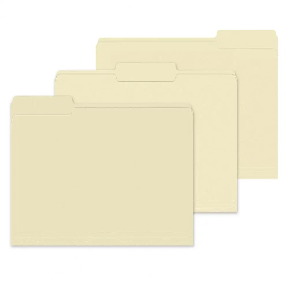 Home Office Organization Supplies Manila File Folders Set for Home Office Organization 50pcs Standard Letter Size for Easy