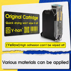 Yhan 2588 compatible quick-dry ink cartridge 12.7mm print height universal for unencrypted handheld printer