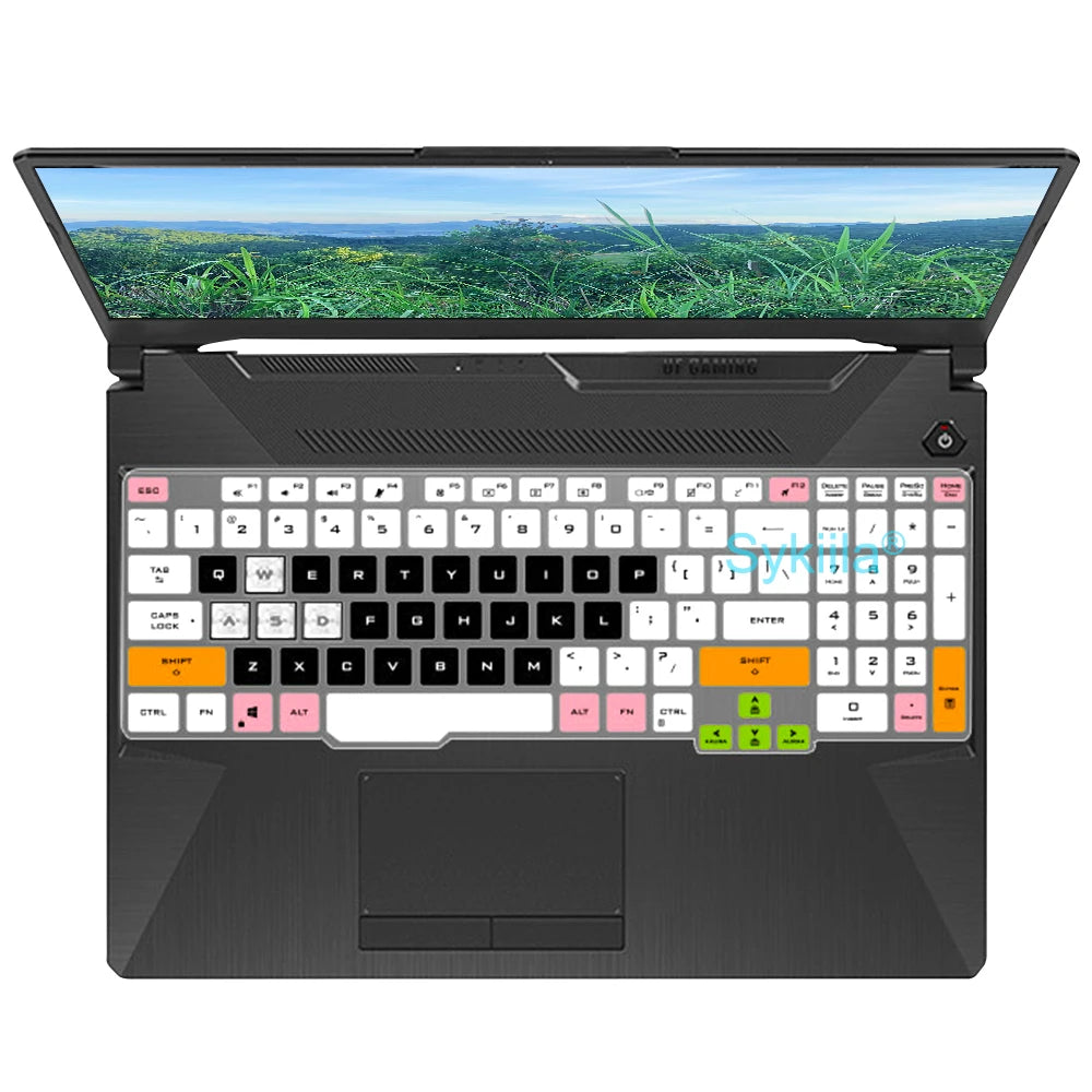 Keyboard Cover for ASUS TUF Gaming A15 A16 A17 A18 F15 F16 F17 FX507 FX607 FA608 FA808 FX608 Silicone Protector Skin Case 15 16