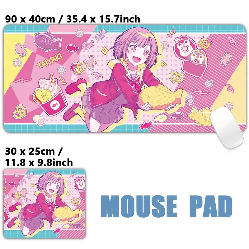 Project Sekai Birthday Full Character 25-ji Nightcord de PJSK Mouse pad Table Mat Gaming XXL Anime Mousepad Keyboard Desktop Mat