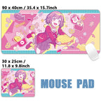 Project Sekai Birthday Full Character 25-ji Nightcord de PJSK Mouse pad Table Mat Gaming XXL Anime Mousepad Keyboard Desktop Mat